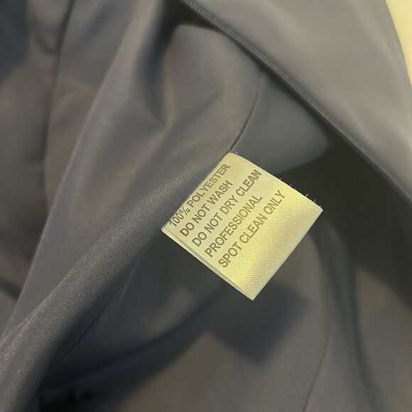 JJs House Sheath Chiffon Dress Stormy Blue Jeweled 192772 164084 NWT - Size 12 - Picture 16 of 16